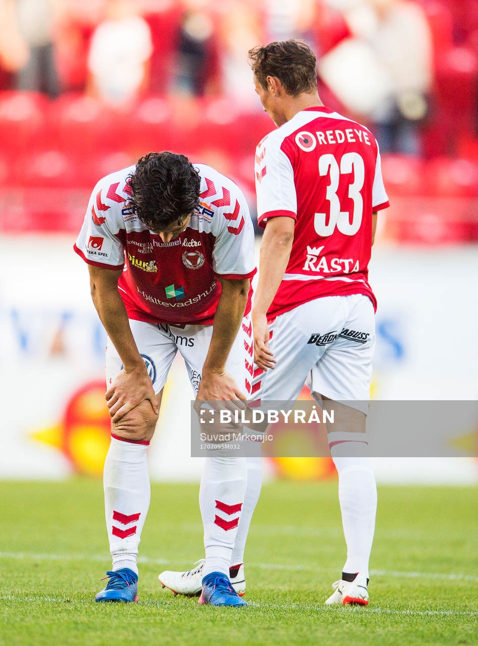 Kalmars Marko Biskupovic och Adrian Edqvist deppar