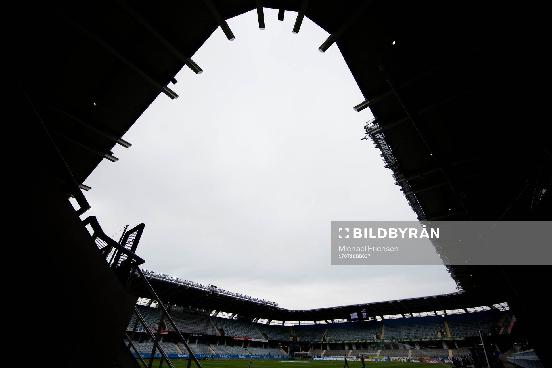 Gamla Ullevi innan fotbollsmatchen i allsvenskan mellan IFK