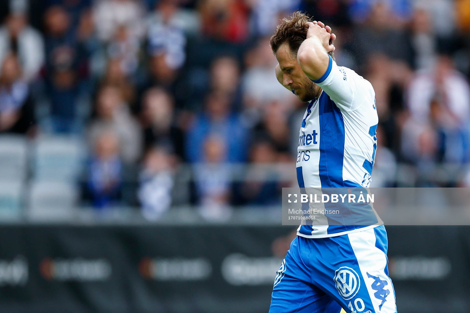 IFK Göteborgs Tobias Hysen  deppar