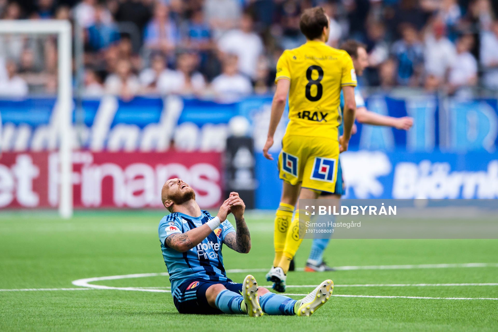 Djurgårdens Magnus Eriksson deppar