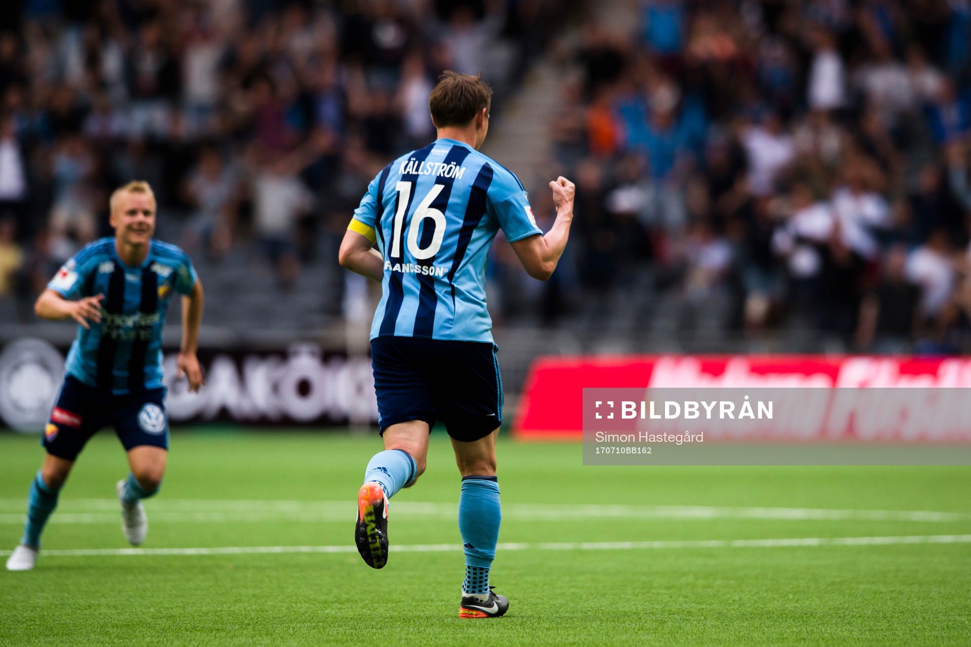 Djurgårdens Kim Källström jublar