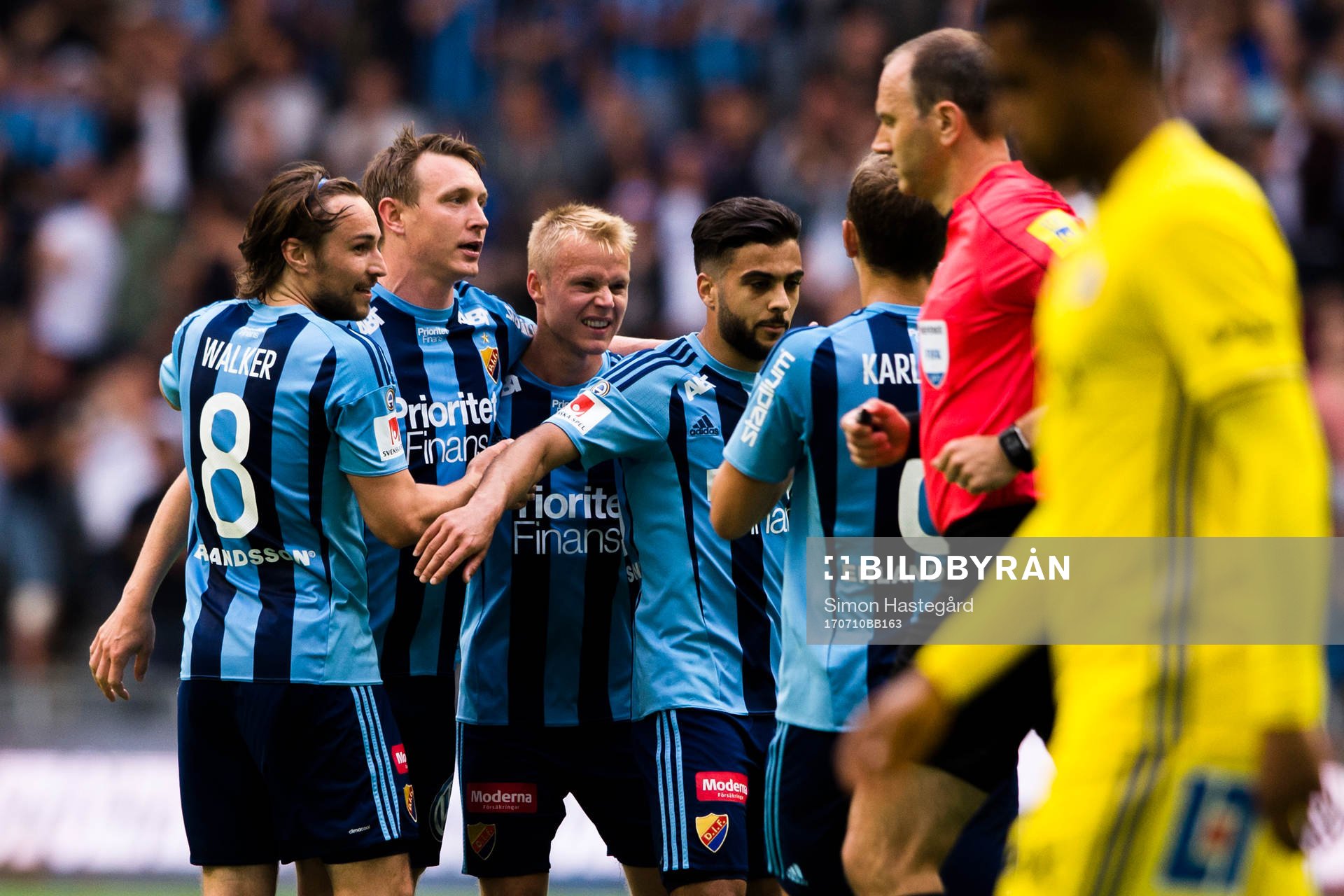 Djurgårdens Kim Källström jublar