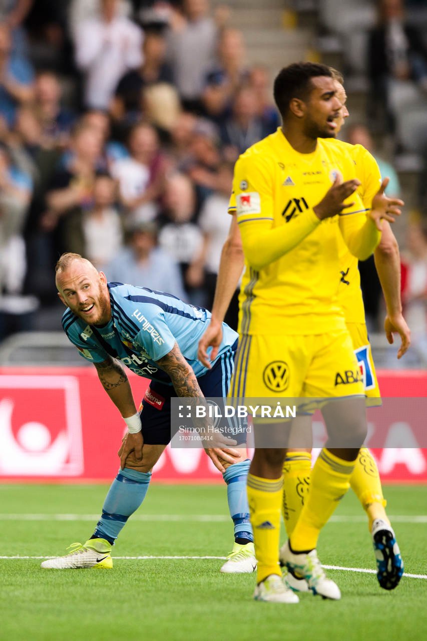 Djurgårdens Magnus Eriksson deppar