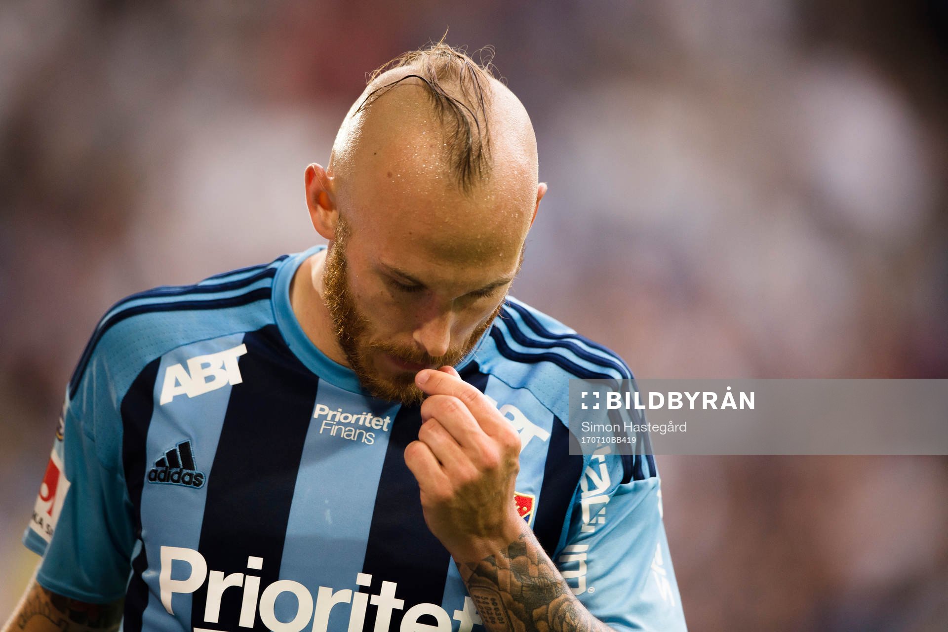 Djurgårdens Magnus Eriksson deppar