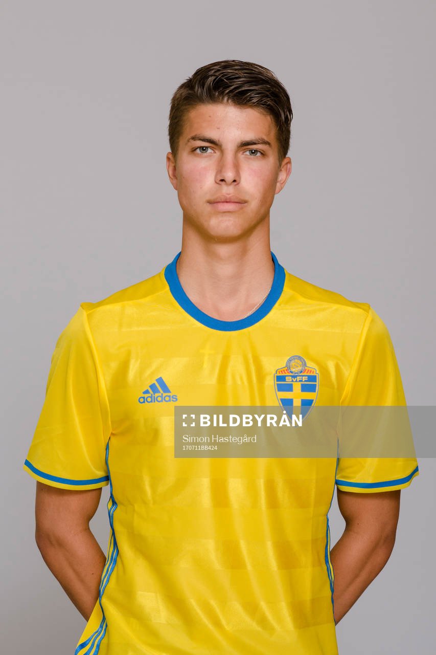 Melvin Mårtensson Almevid i P17/00-landslaget