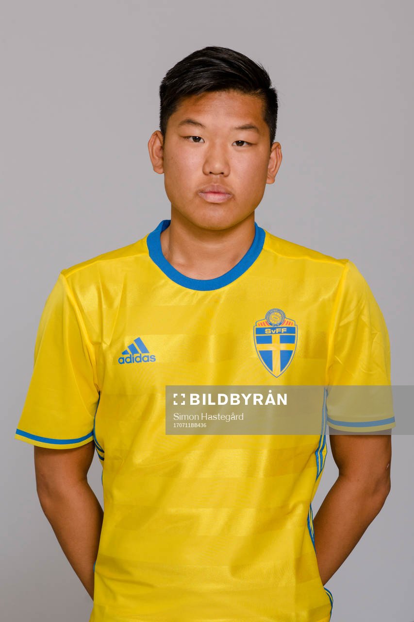 Martin Trinh  i P17/00-landslaget poserar för porträtt den 11 juli 2017 i Stockholm.