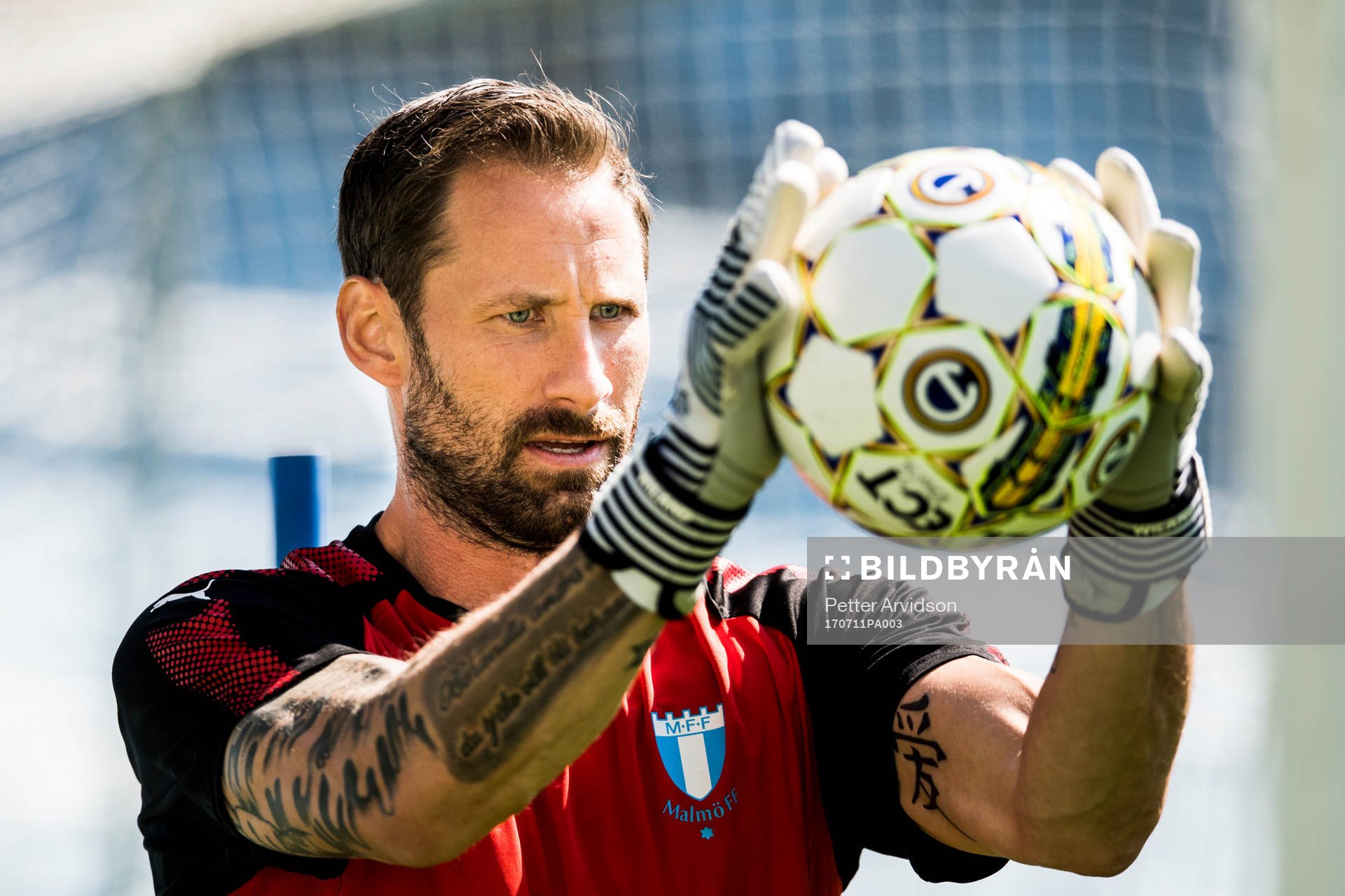 Malmö FFs målvakt Johan Wiland