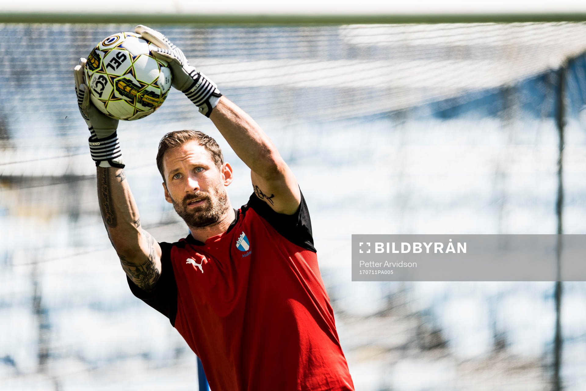 Malmö FFs målvakt Johan Wiland