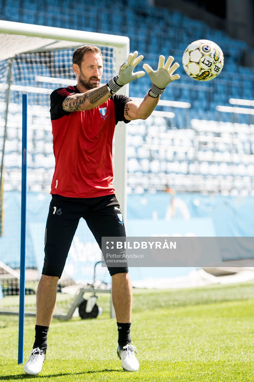Malmö FFs målvakt Johan Wiland
