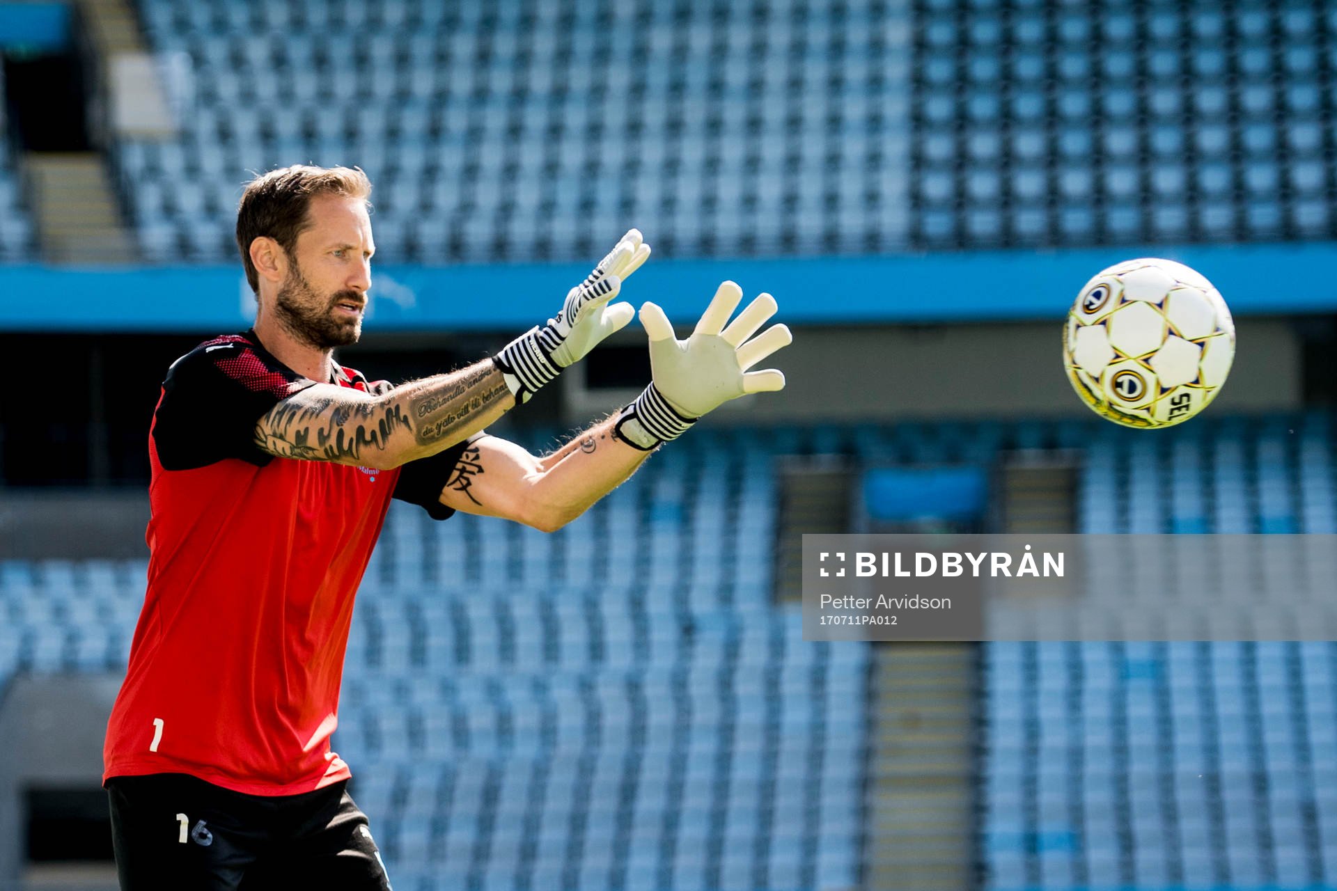 Malmö FFs målvakt Johan Wiland