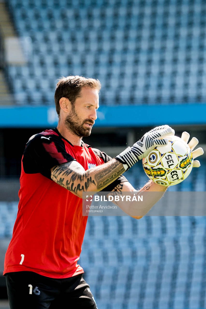 Malmö FFs målvakt Johan Wiland