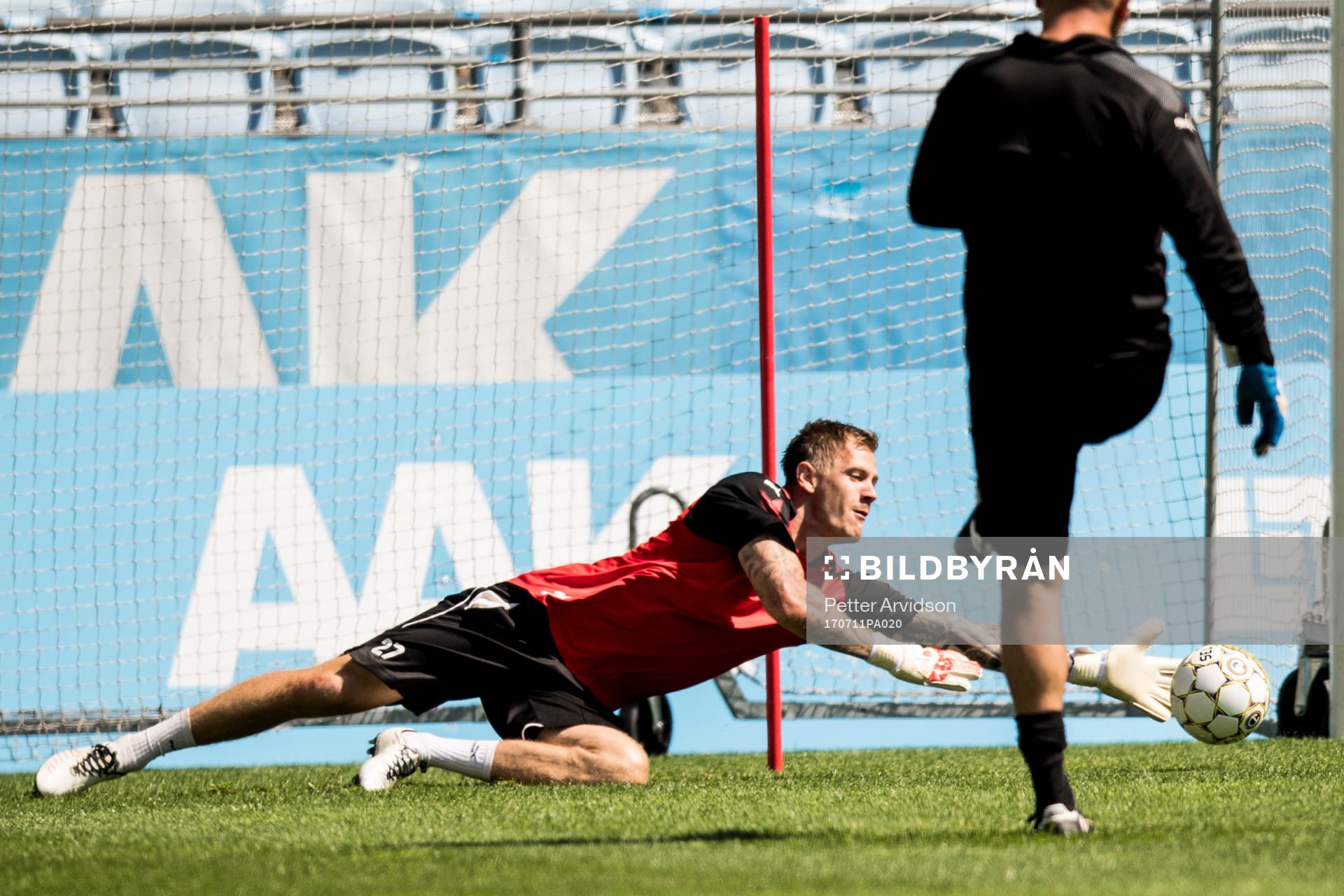 Malmö FFs målvakt Johan Dahlin