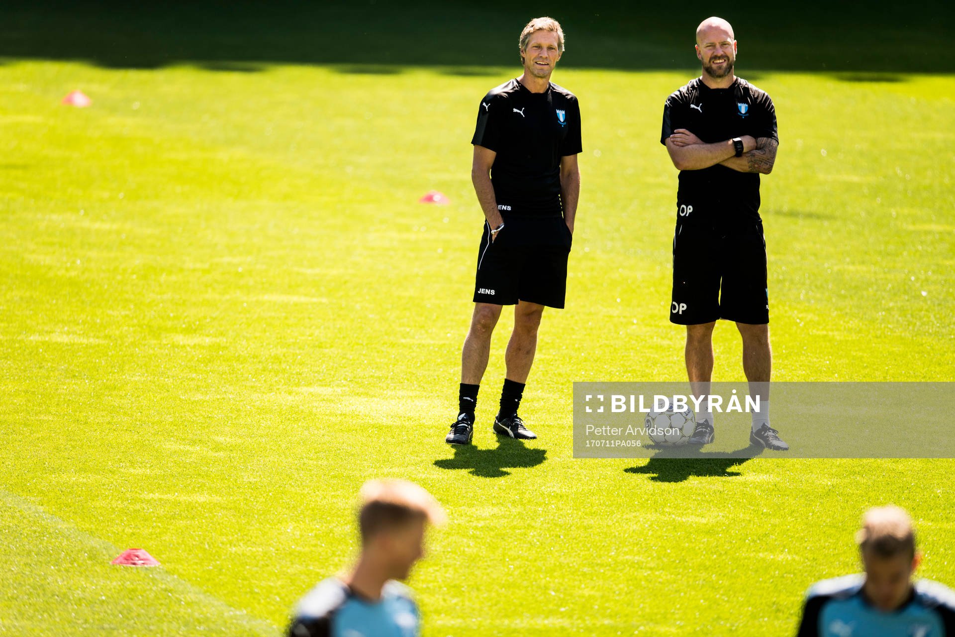 Malmö FFs assisterande tränare Jens Fjellström och