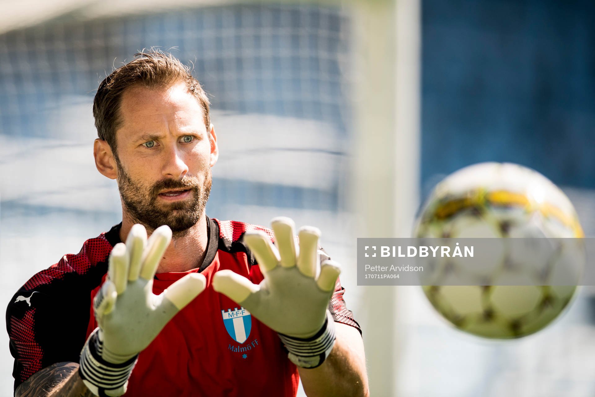 Malmö FFs målvakt Johan Wiland