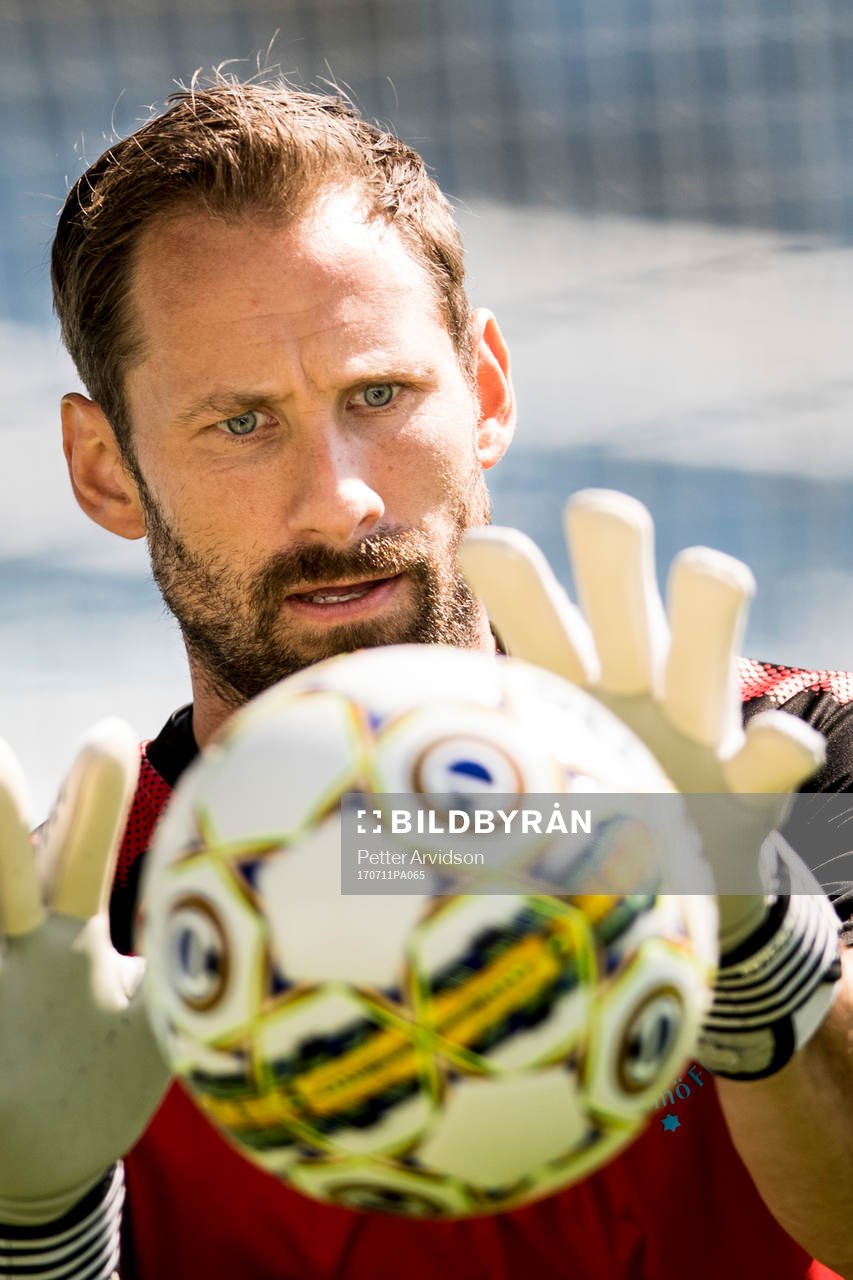 Malmö FFs målvakt Johan Wiland