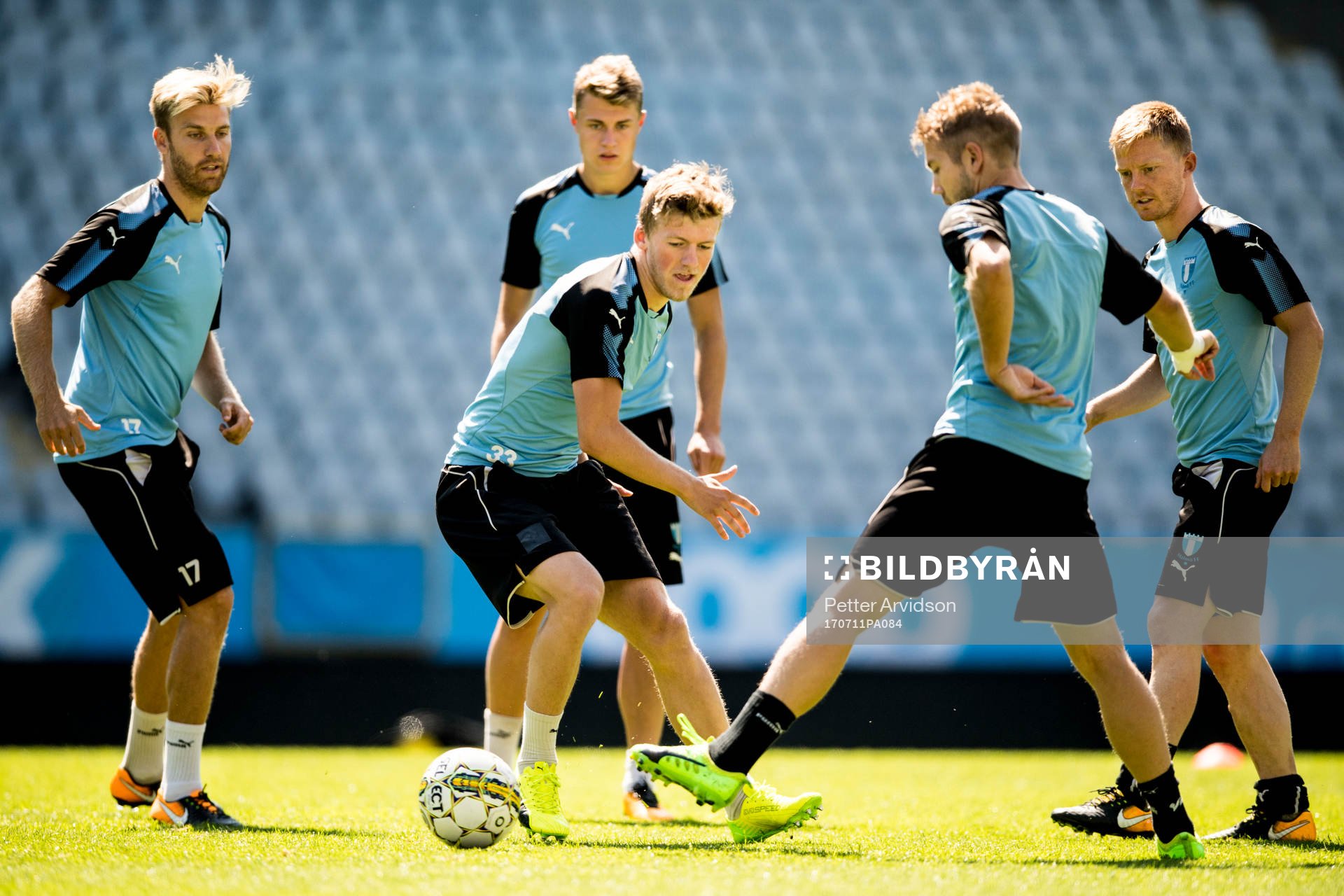 Malmö FFs Rasmus Bengtsson, Teddy Bergqvist, Mattias