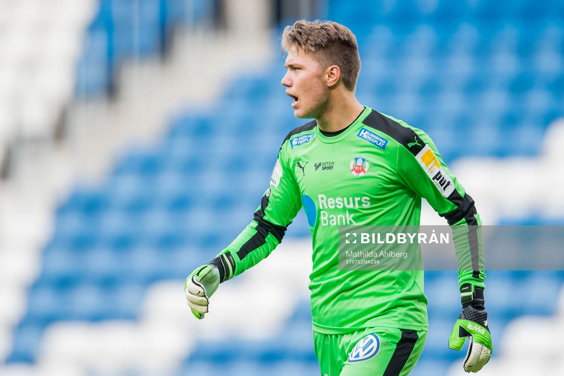 Helsingborgs målvakt Kalle Joelsson