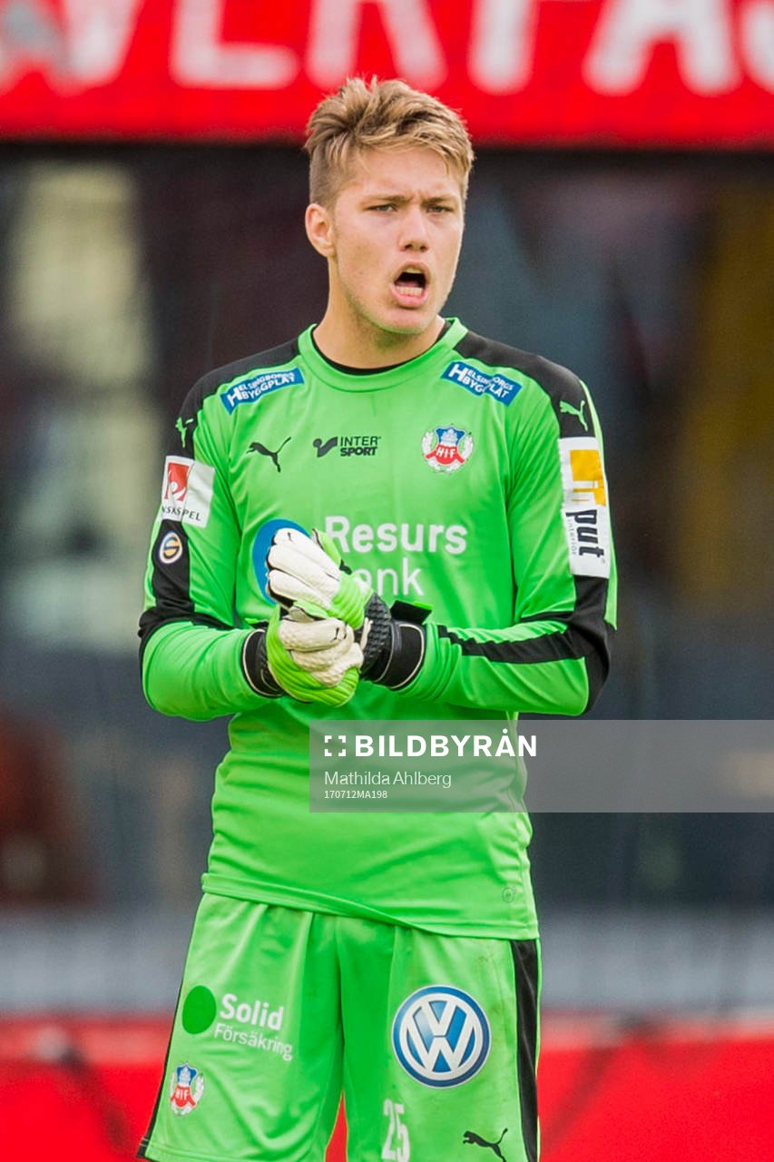 Helsingborgs målvakt Kalle Joelsson