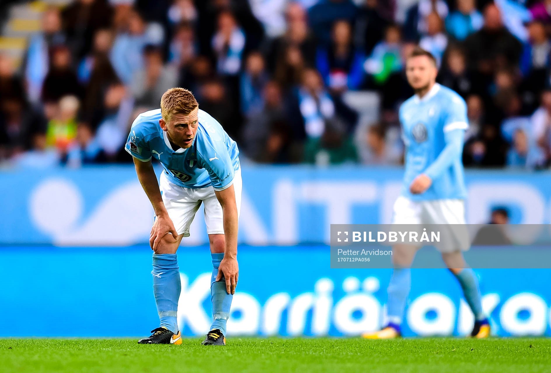 Malmö FFs Anders Christiansen  deppar