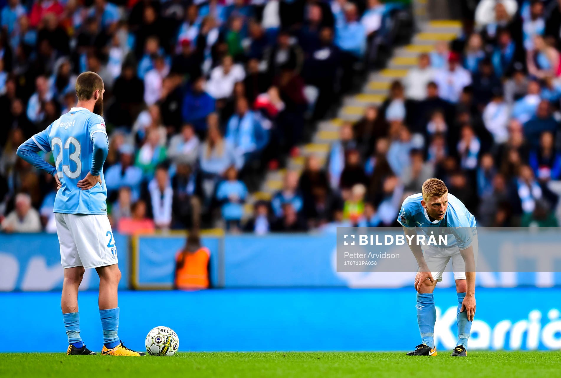 Malmö FFs Anders Christiansen  deppar