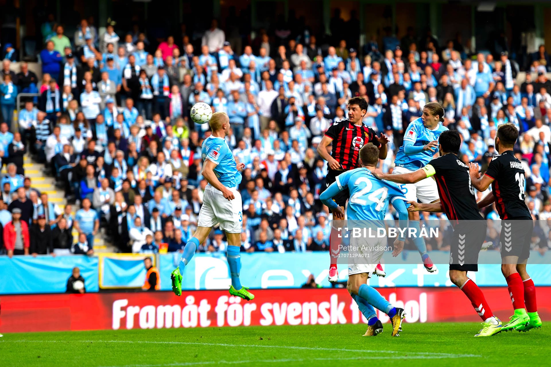 Malmö FFs Franz Brorsson gör 1-1