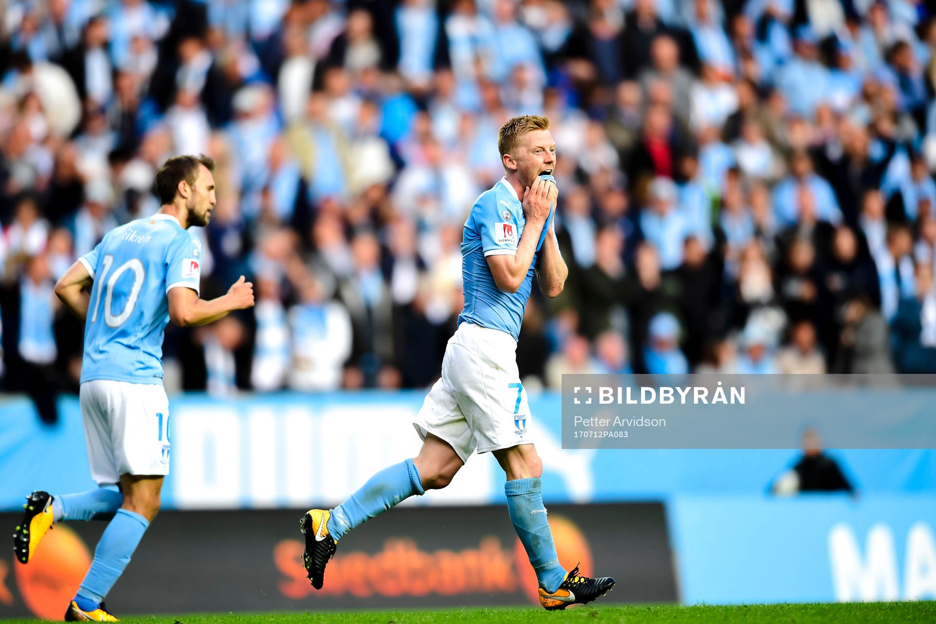 Malmö FFs Anders Christiansen deppar