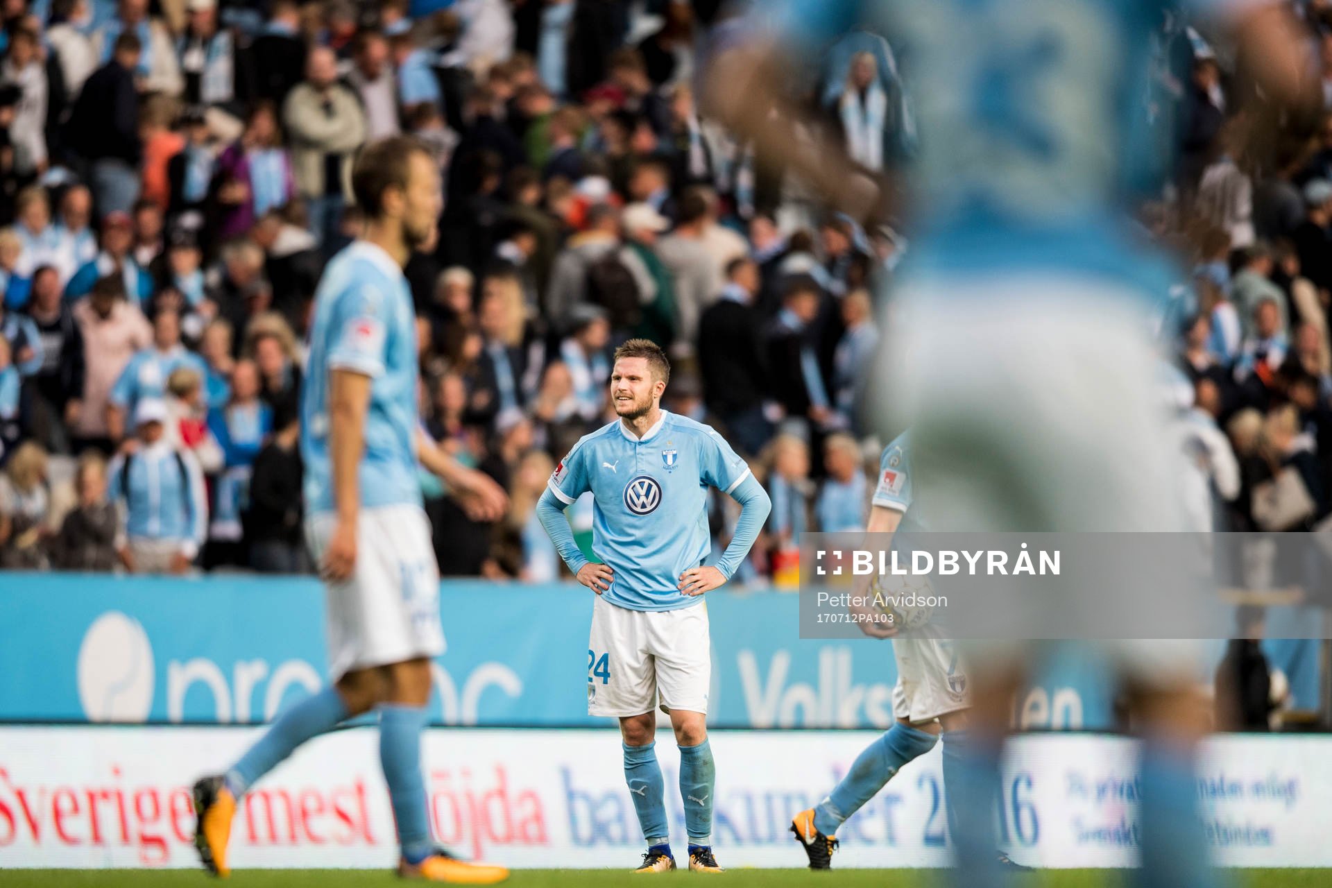 Malmö FFs Lasse Nielsen deppar