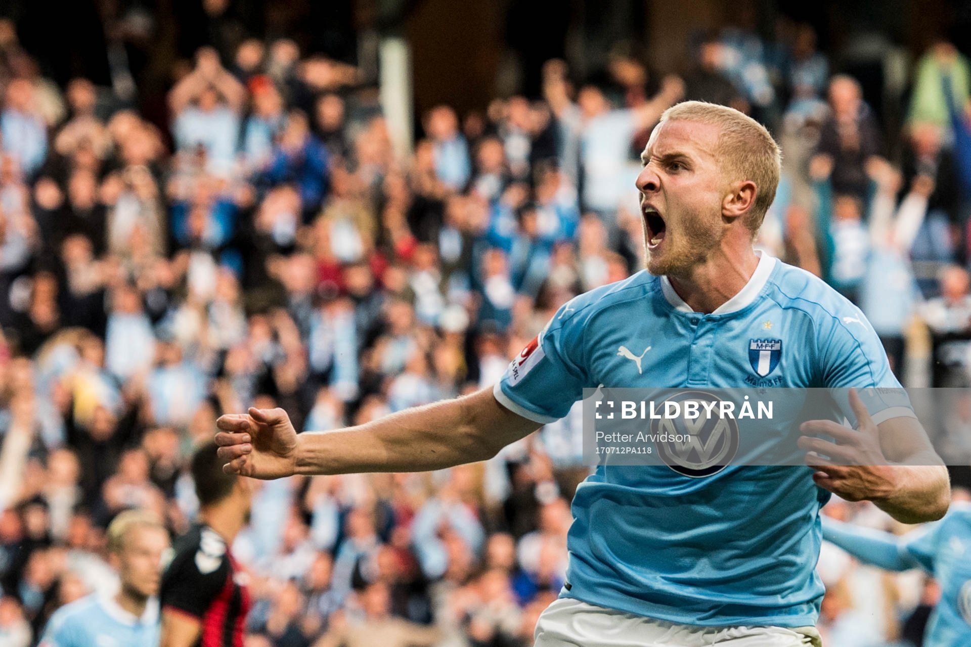 Malmö FFs Franz Brorsson jublar