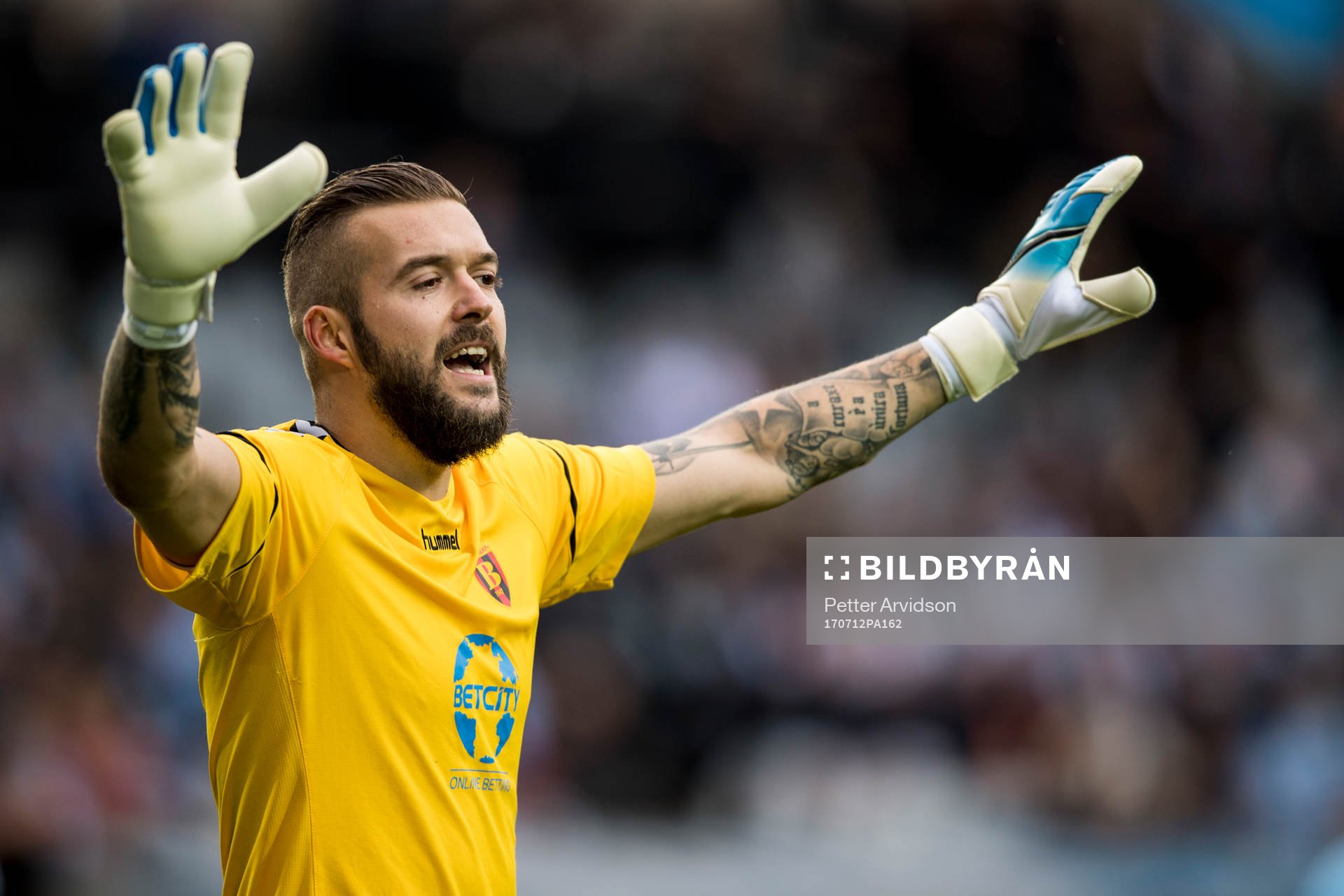 Vardars målvakt Filip Gachevski