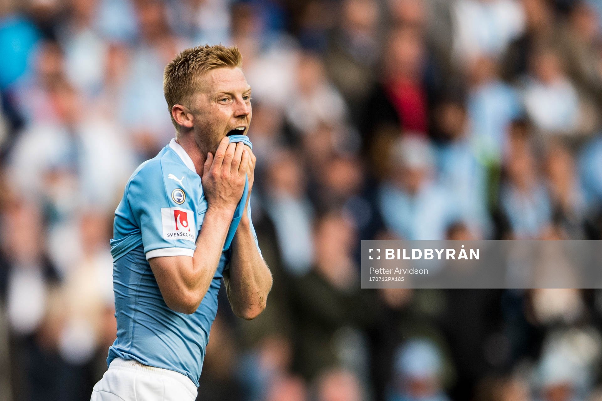 Malmö FFs Anders Christiansen deppar