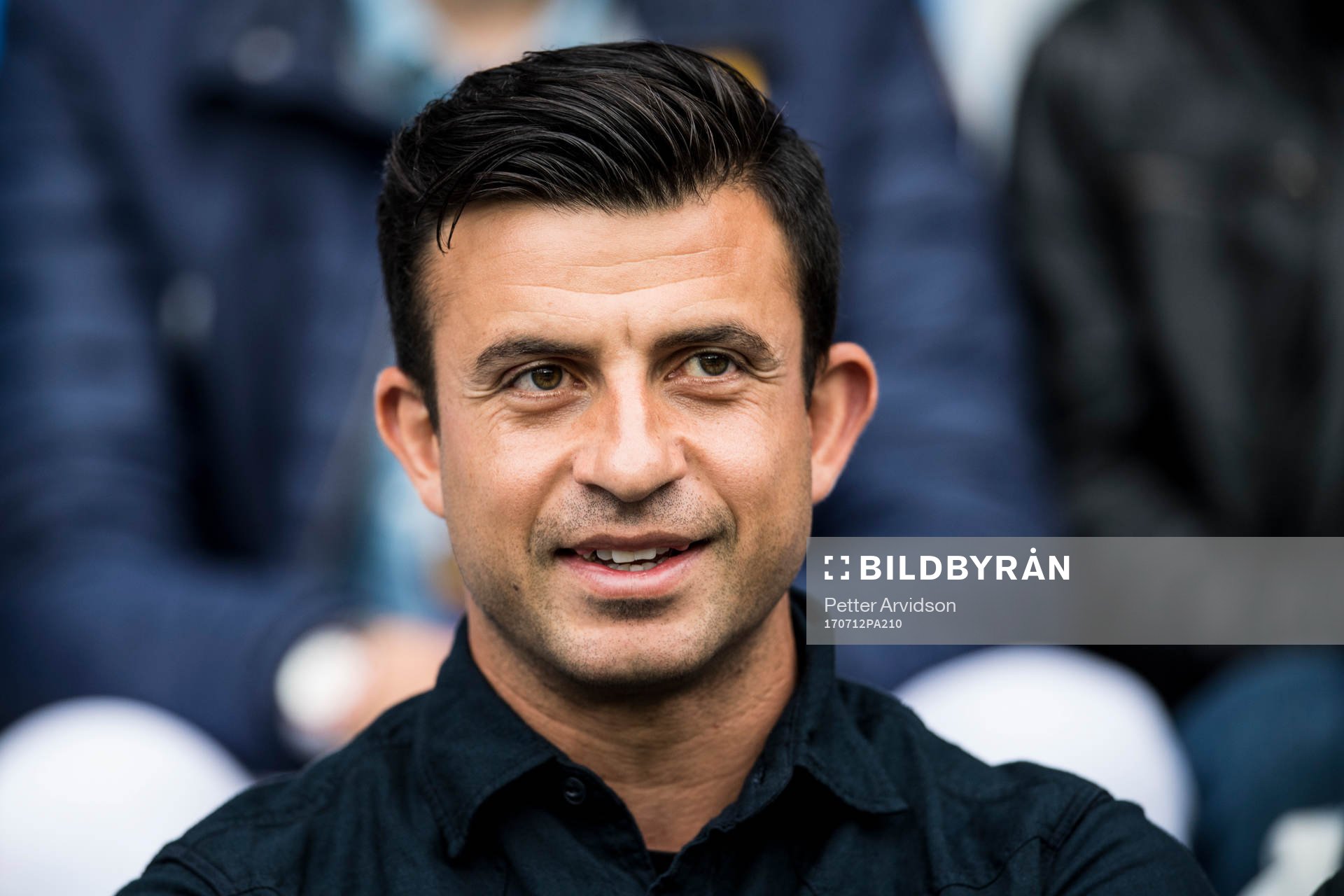 Malmö FFs Behrang Safari på läktaren