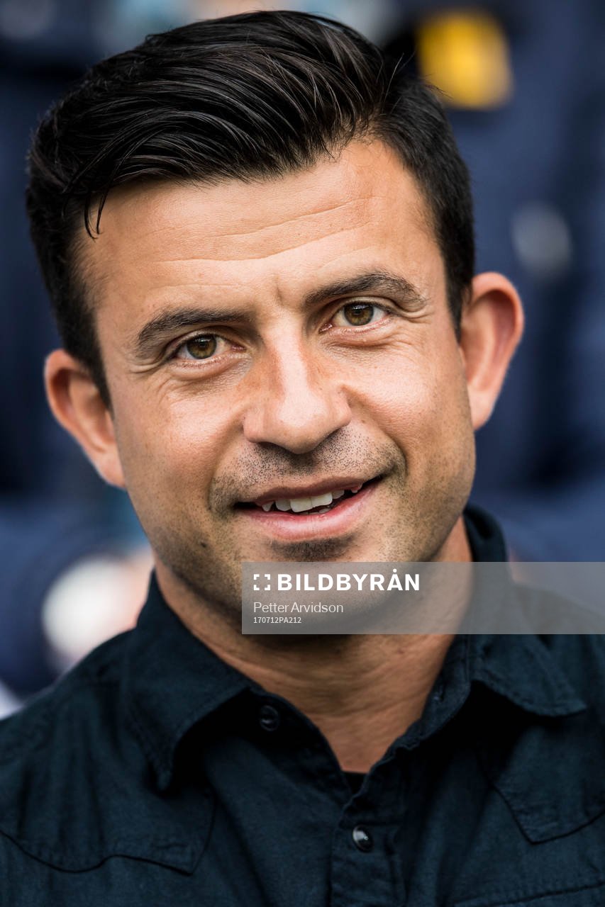 Malmö FFs Behrang Safari på läktaren