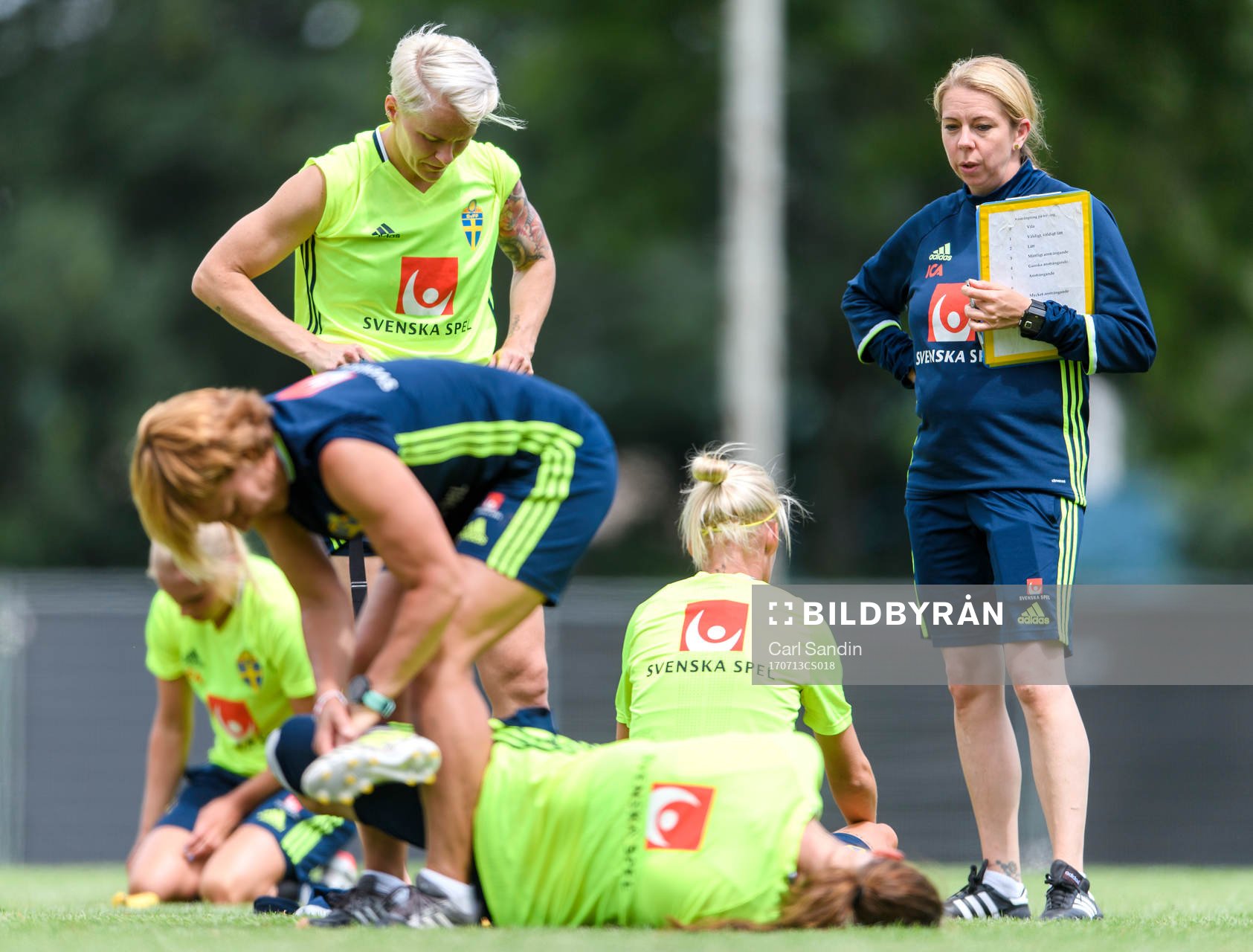 Nilla Fischer och fysiolog Helena Andersson