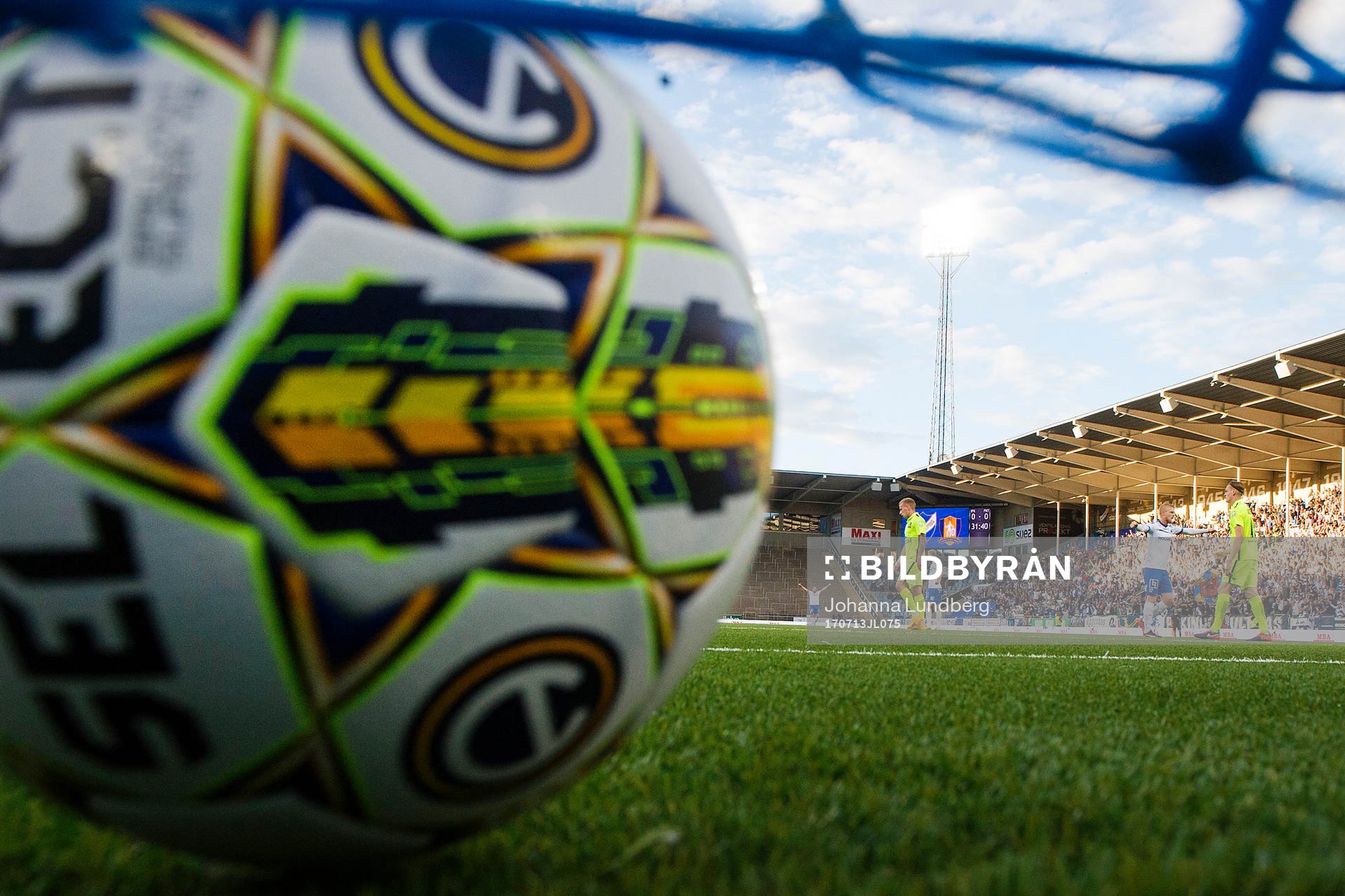 under fotbollsmatchen i kvalet till Europa League mellan