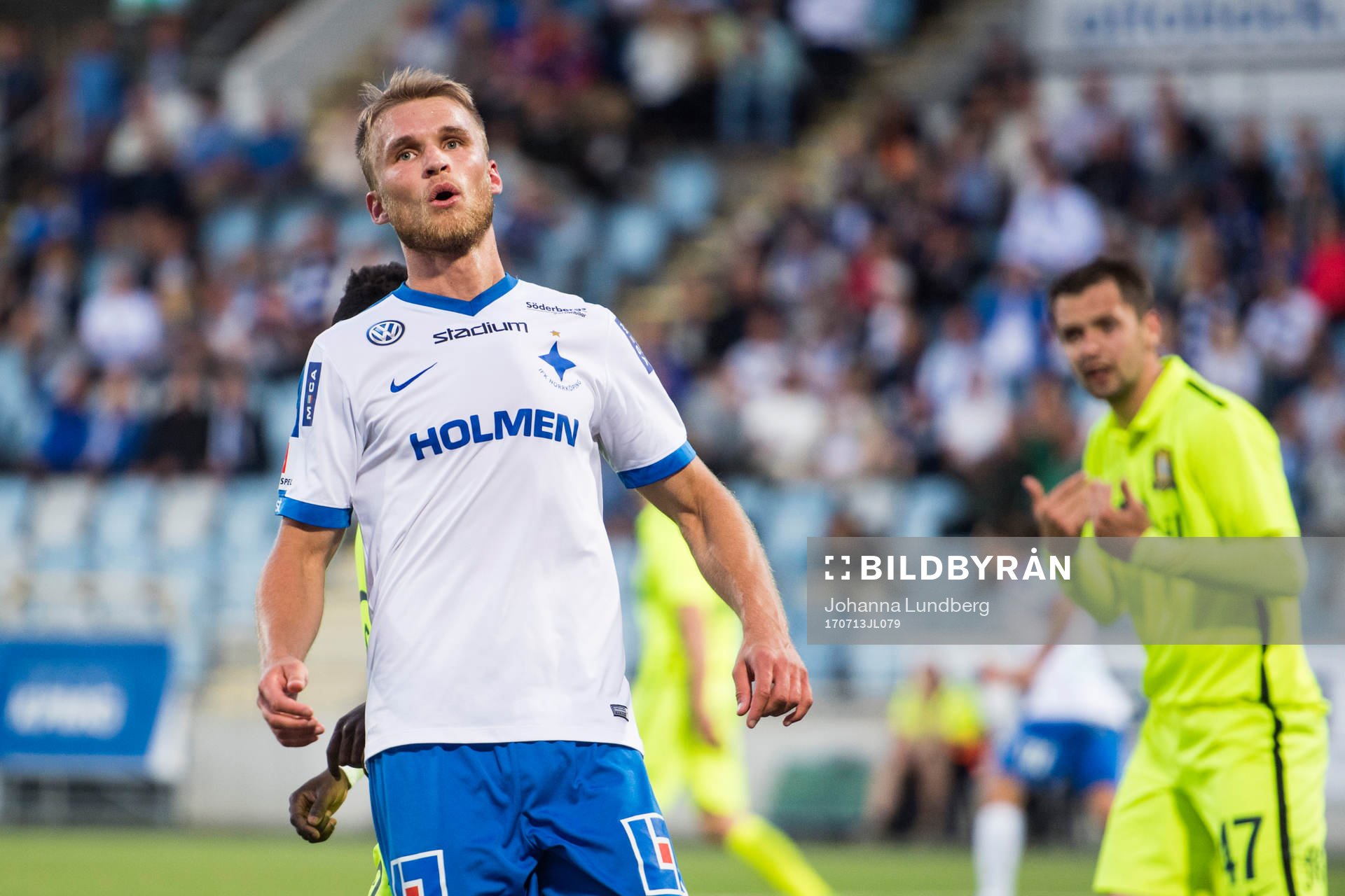 Norrköpings Sebastian Andersson deppar