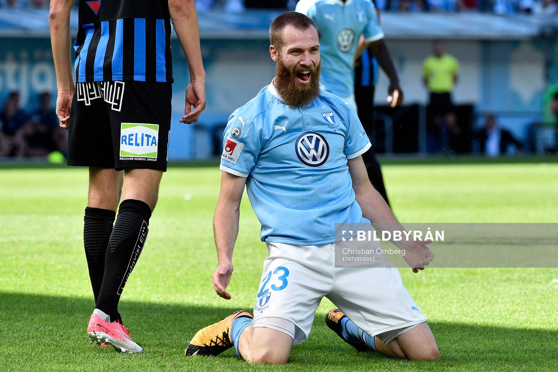 Malmö FFs Jo Inge Berget jublar