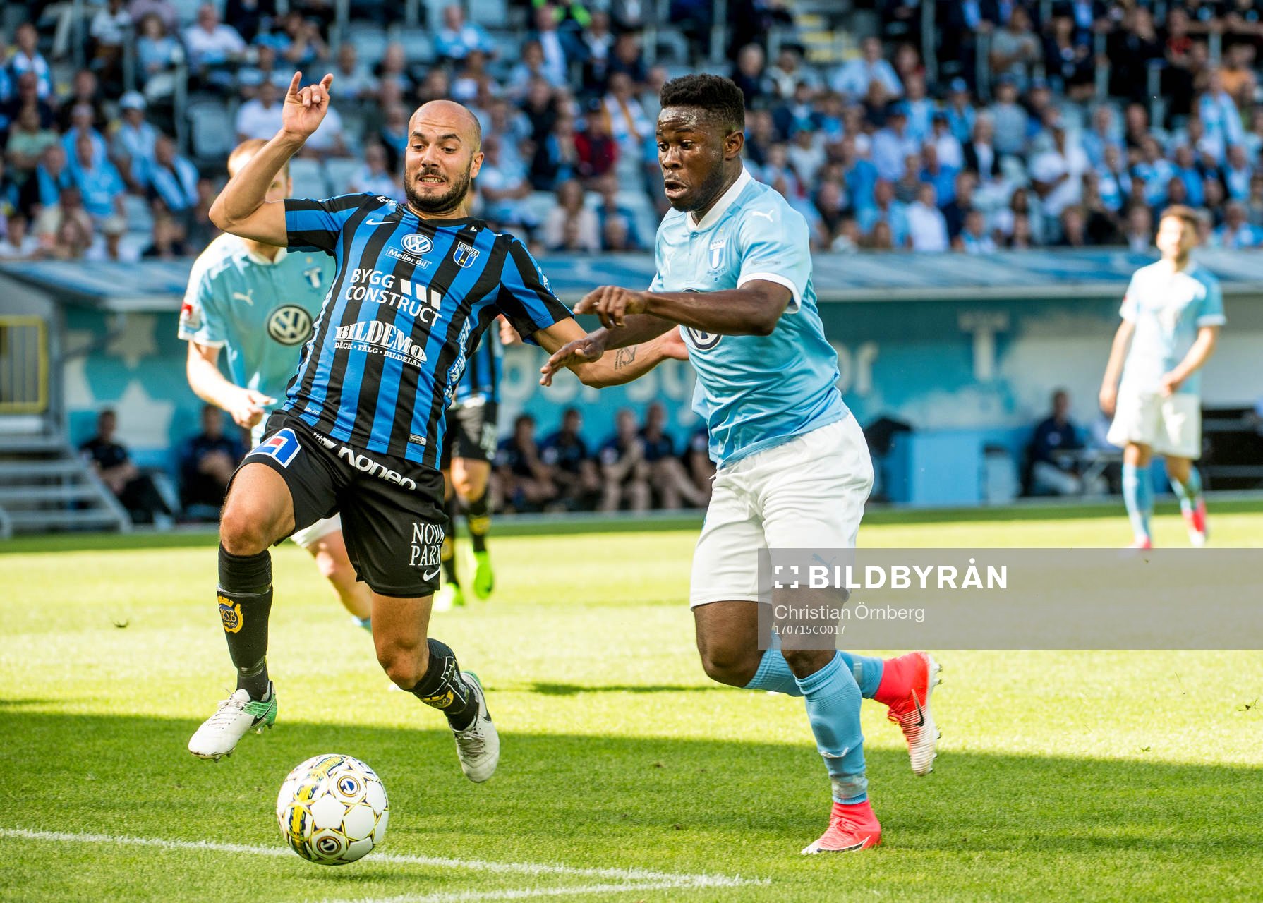 Sirius Karl Larson mot Malmö FFs Kingsley Sarfo