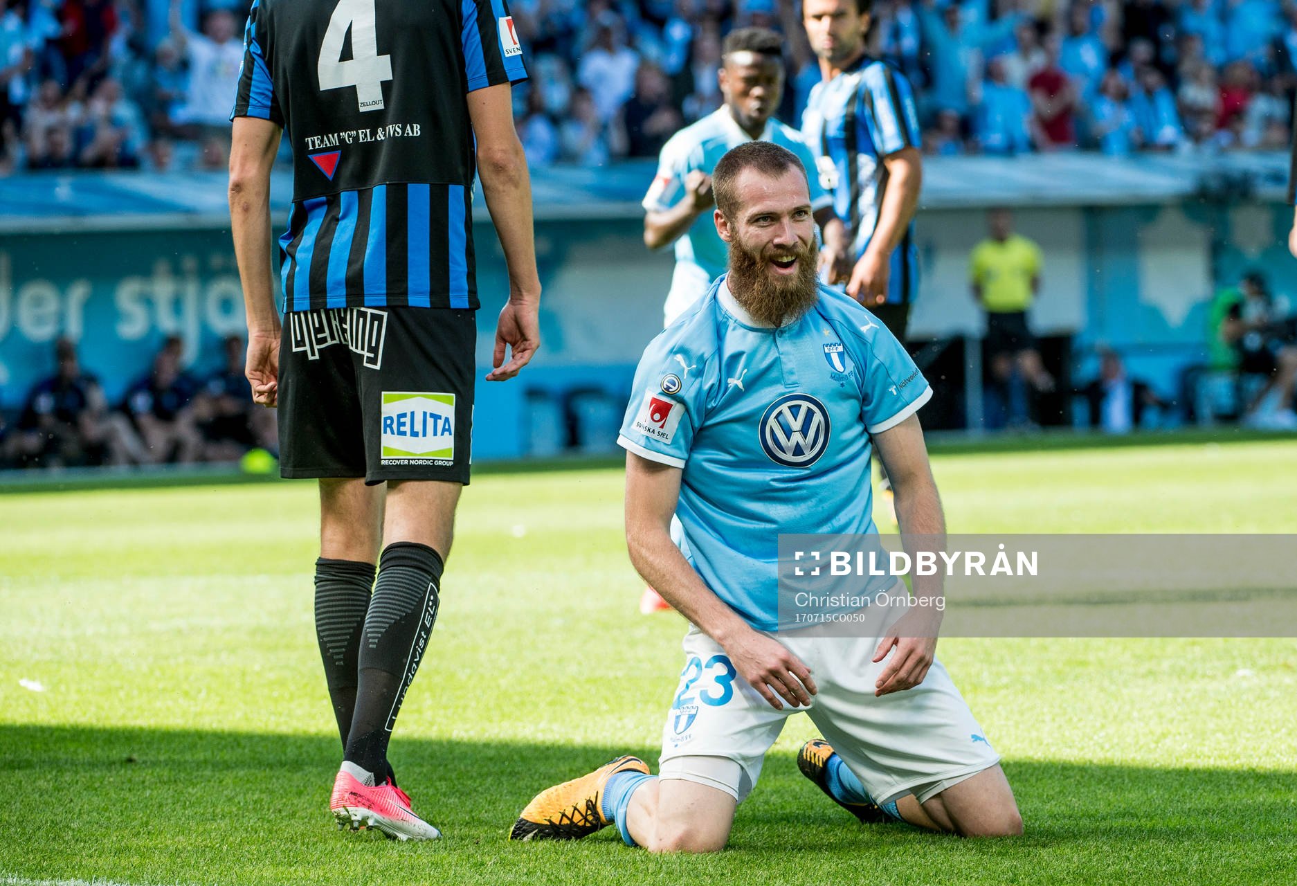 Malmö FFs Jo Inge Berget jublar