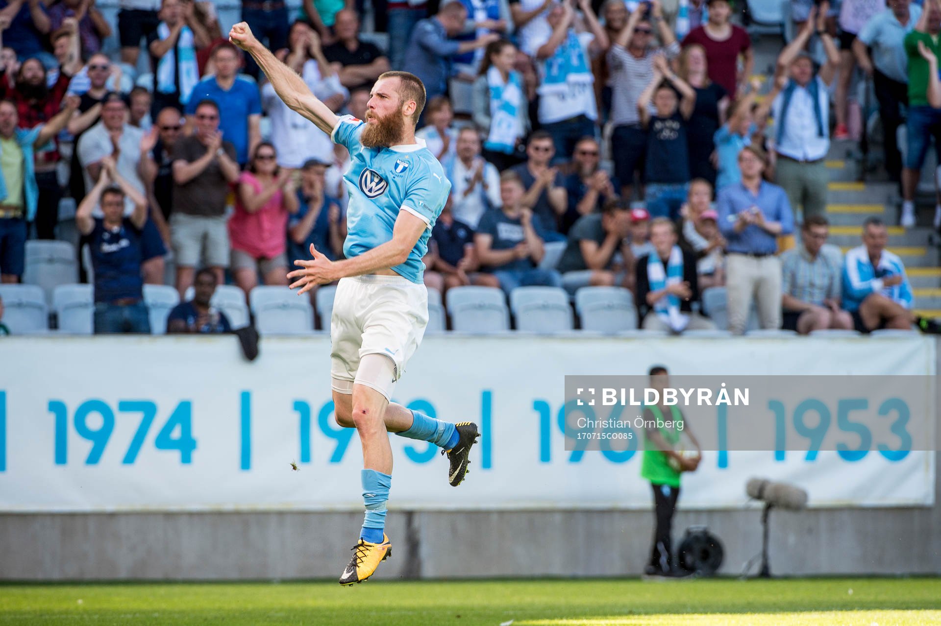 Malmö FFs Jo Inge Berget jublar