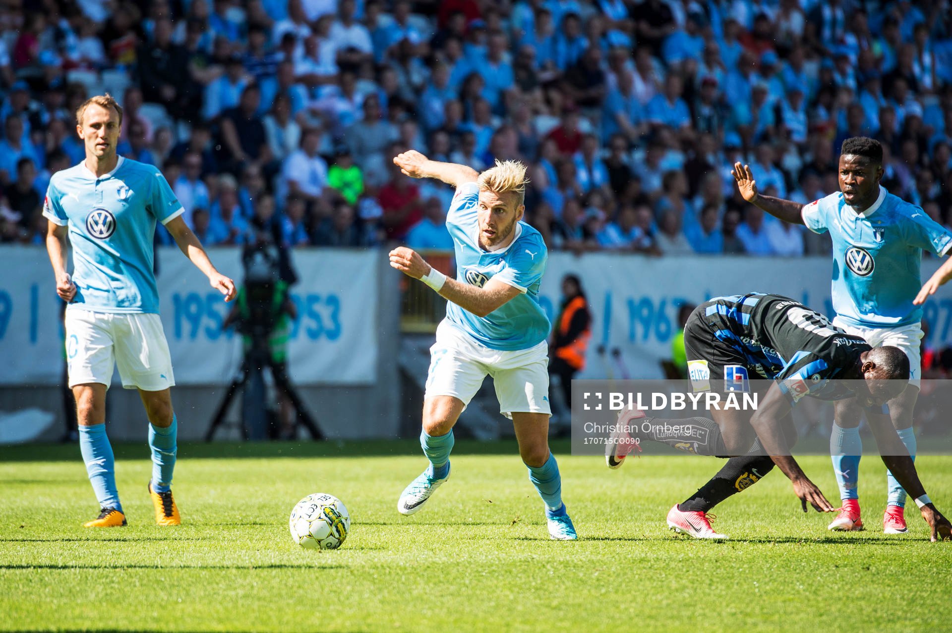 Malmö FFs Rasmus Bengtsson, Magnus Wolff Eikrem och