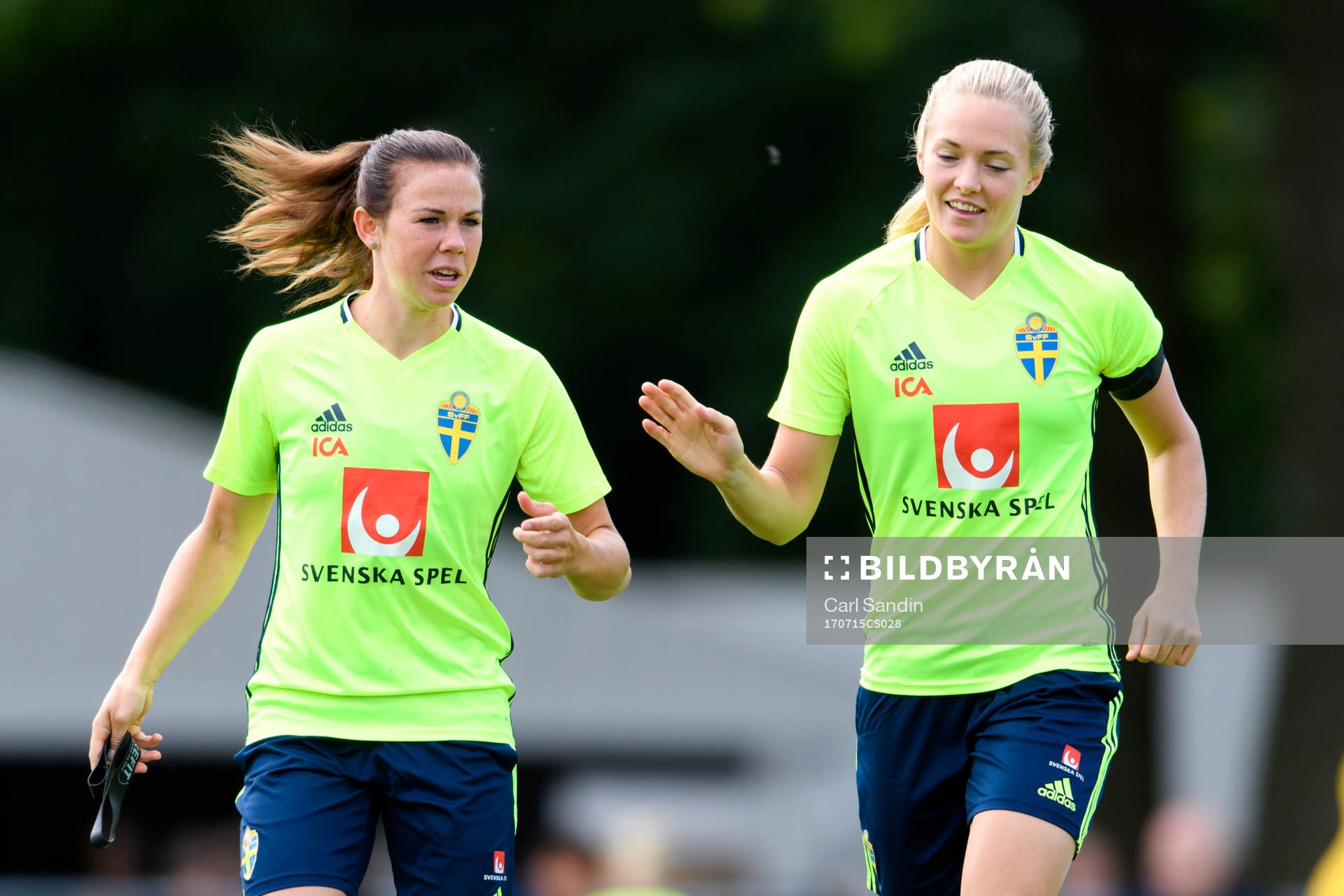 Jessica Samuelsson och Magdalena Eriksson