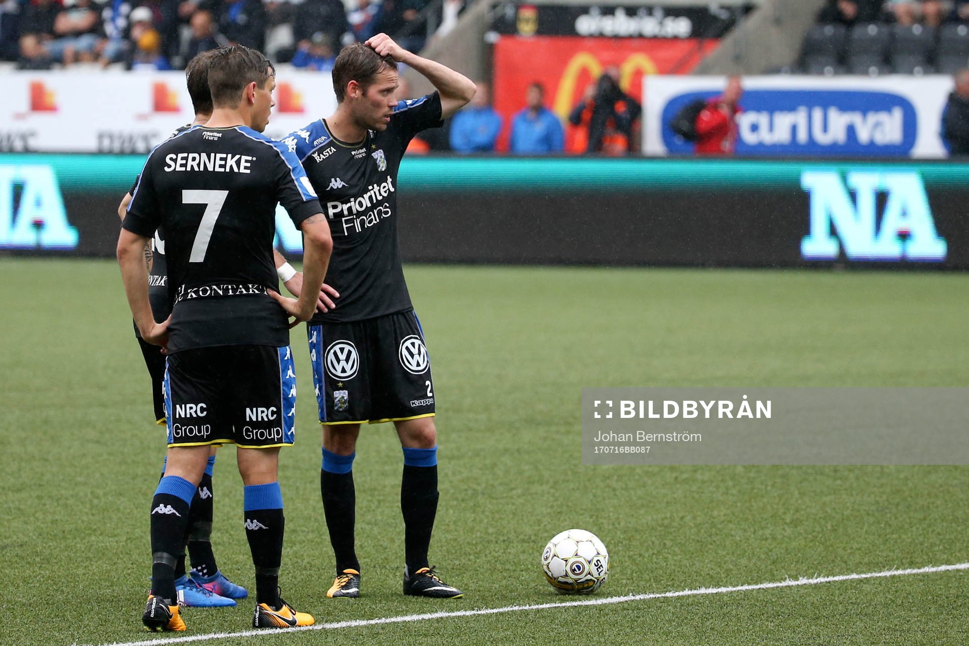 IFK Göteborgs Mads Albaek, Tobias Hysen  och Emil