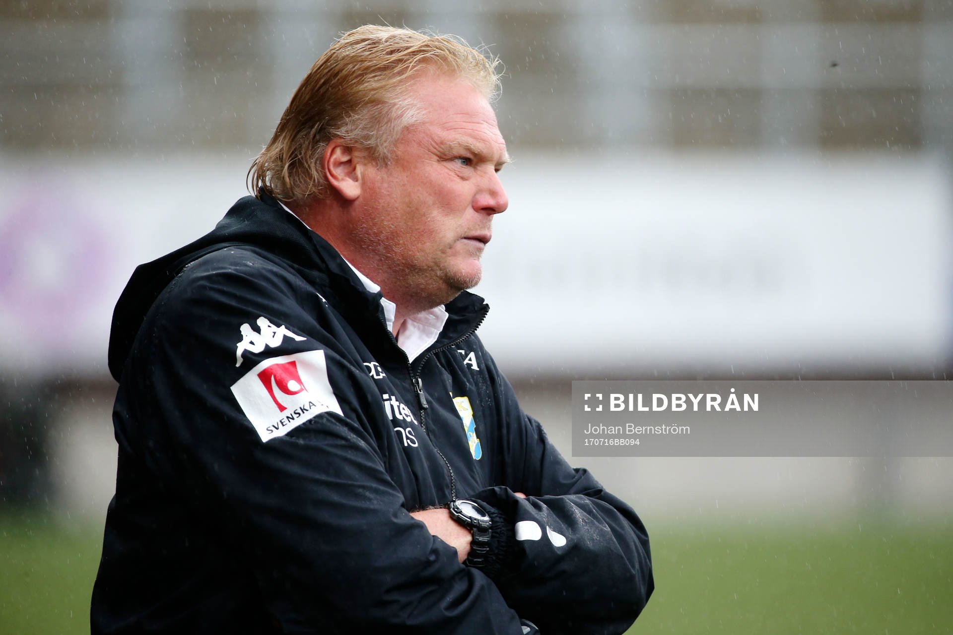 IFK Göteborgs tränare Jörgen Lennartsson deppar