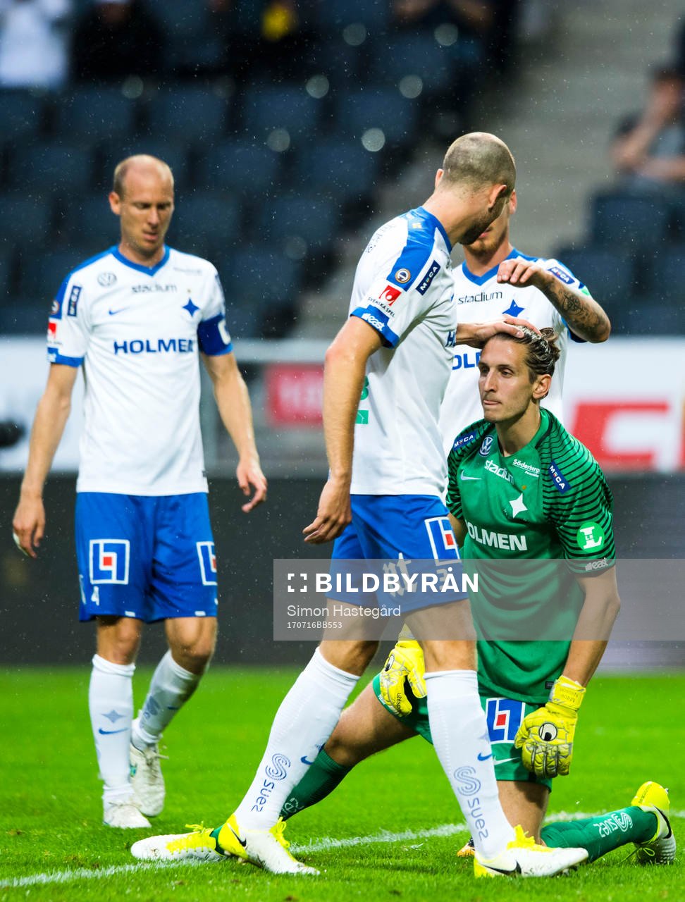 Norrköpings Andreas Johansson , Jon Gudni Fjoluson och