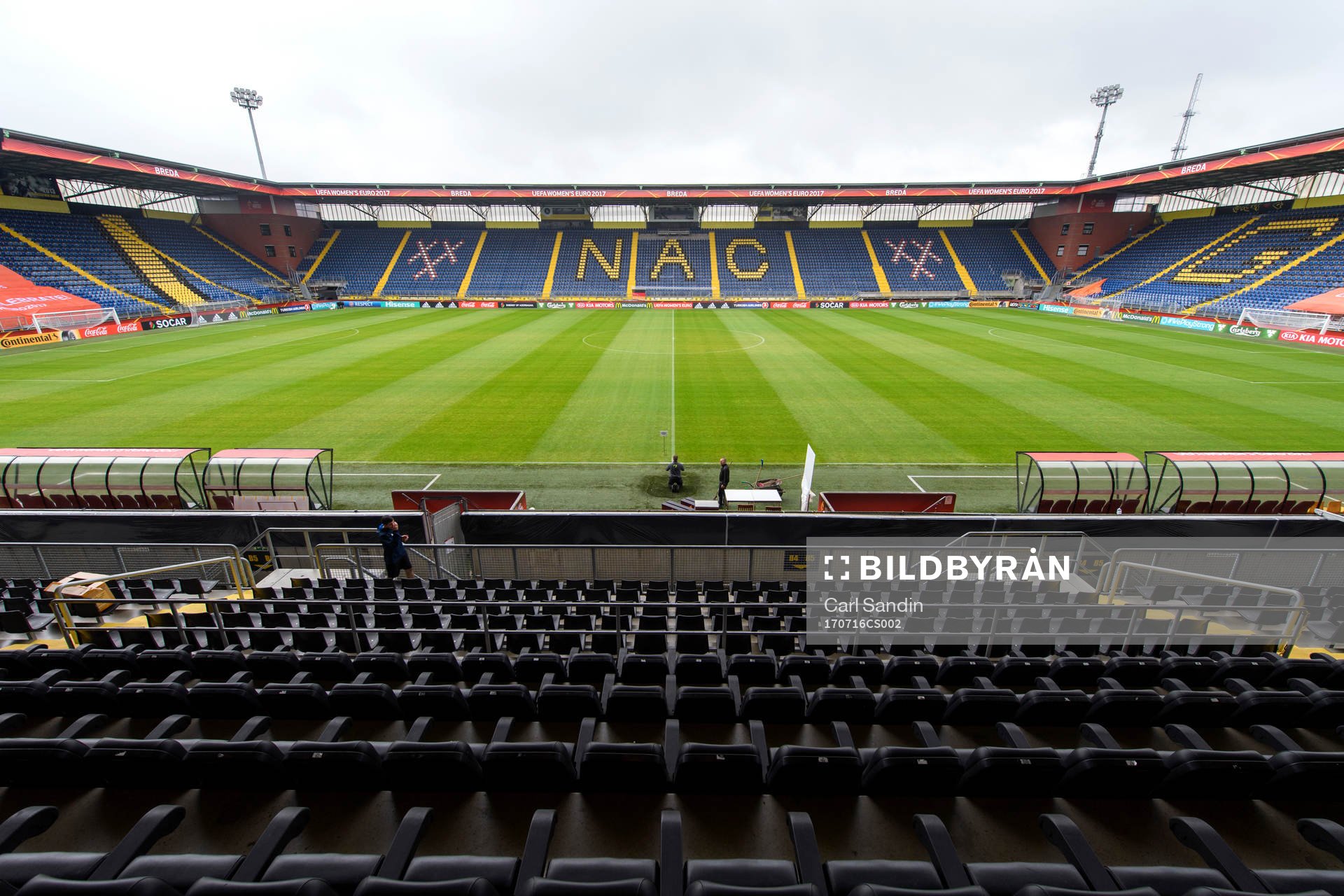 Vy över arenan Rat Verlegh Stadion