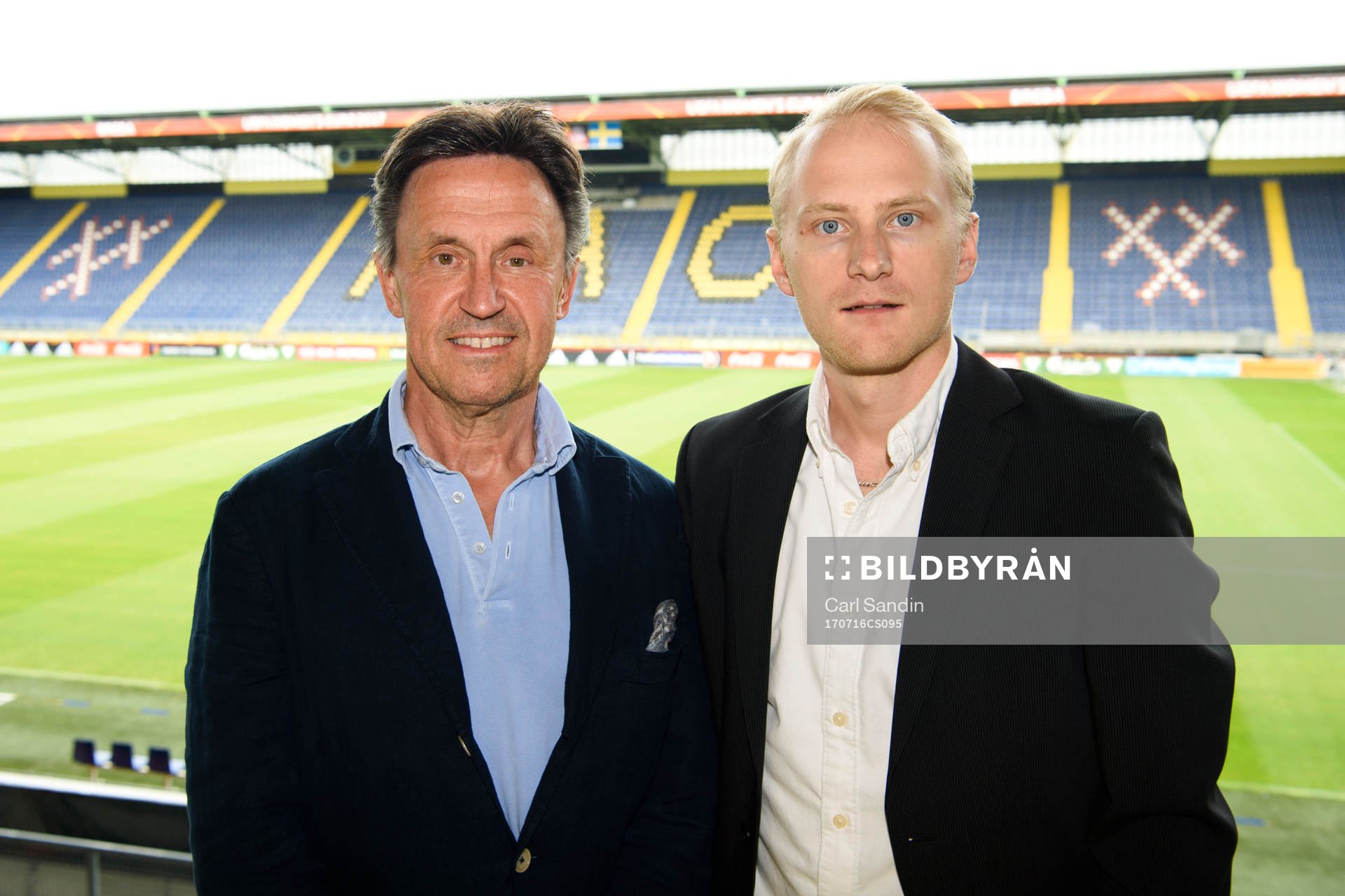 Mats Bråstedt och Linus Sunnevik, journalister på