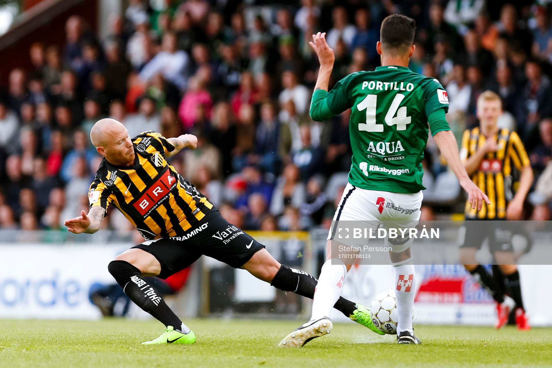 Häckens Alexander Farnerud och Jönköpings Alejandro