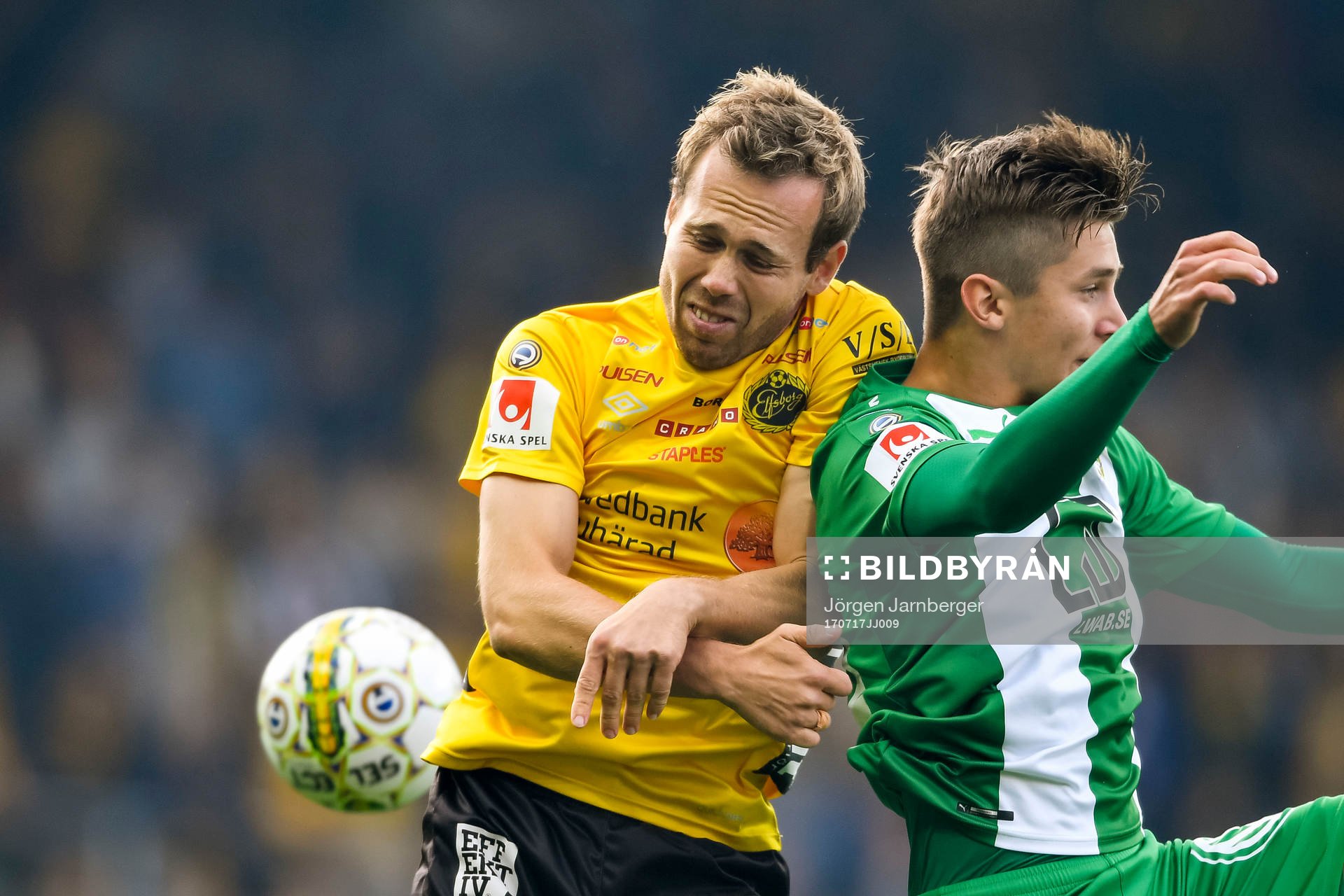 Elfsborgs Anders Randrup och Hammarbys Leo Bengtsson