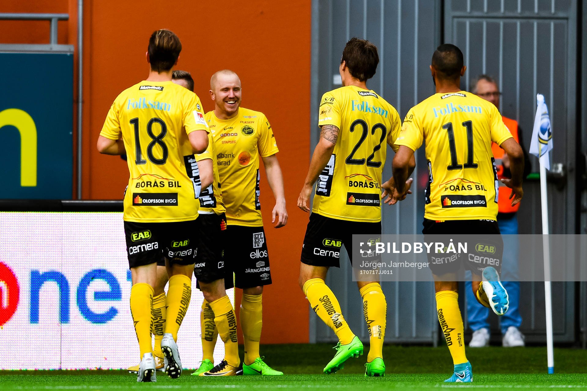 Elfsborgs Simon Lundevall jublar