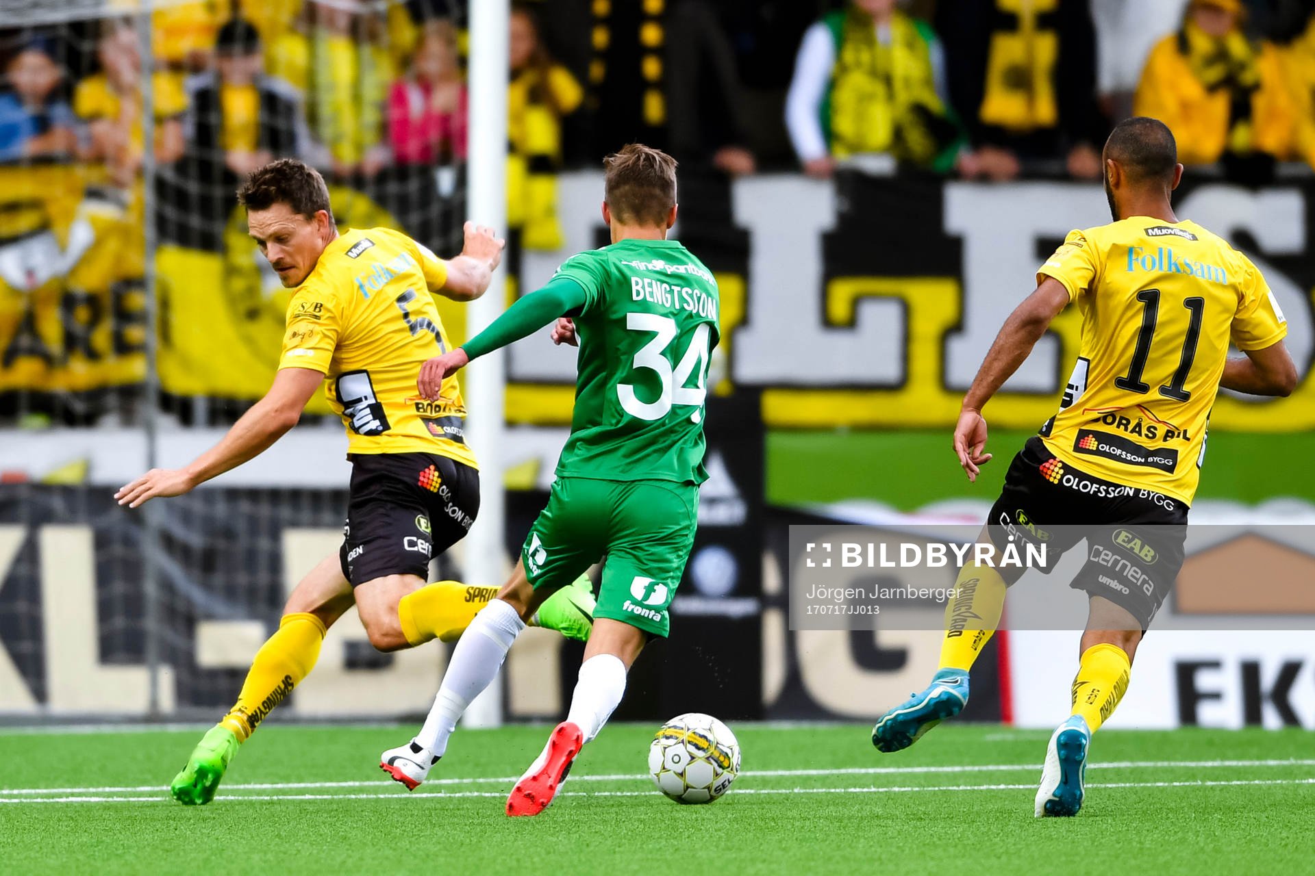 Elfsborgs Jörgen Horn och Hammarbys Leo Bengtsson